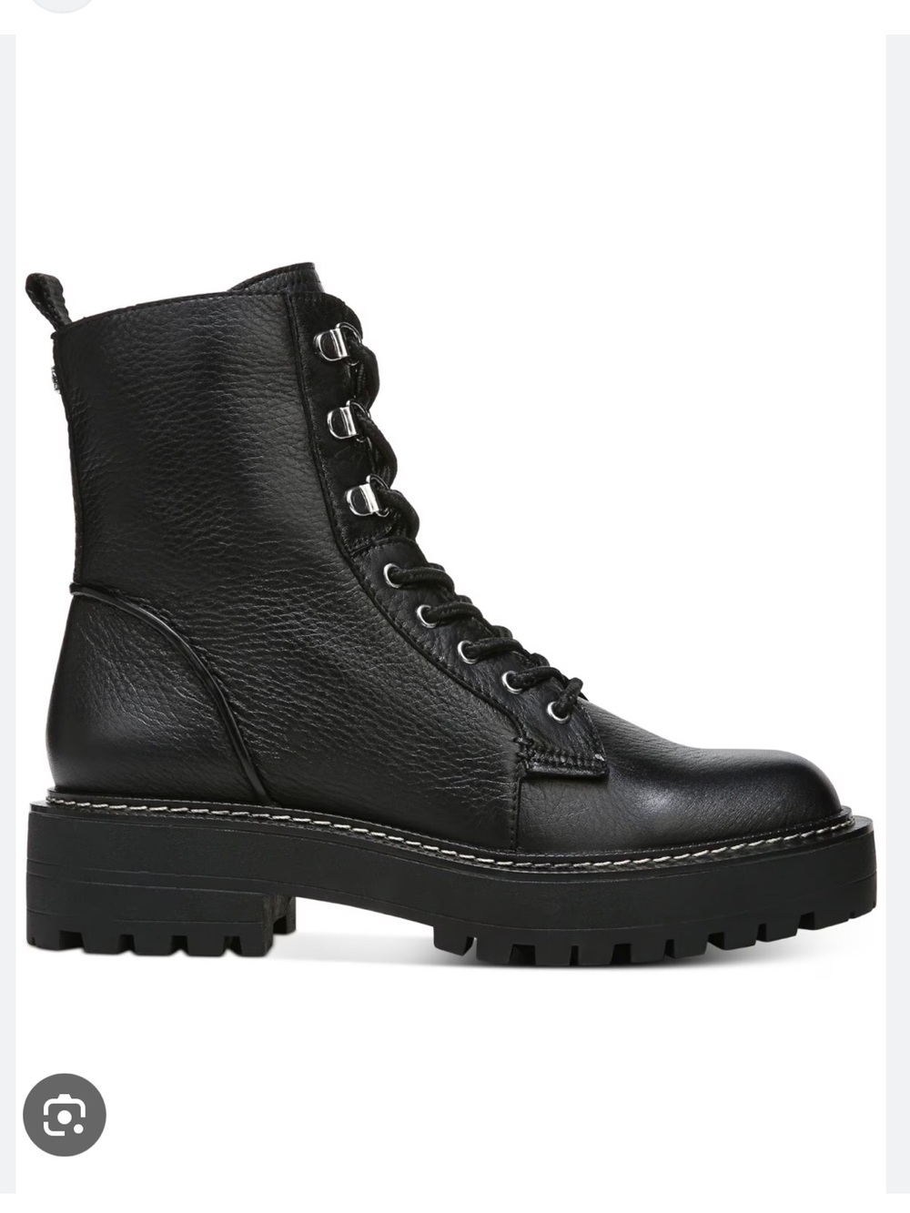 Sam Edelman Laurie Black Leather boots